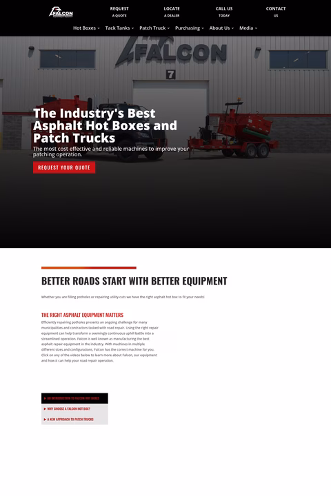 Falcon-Rme Homepage 1440px