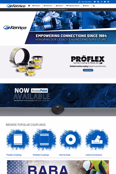 Fernco-Inc Homepage 1440px