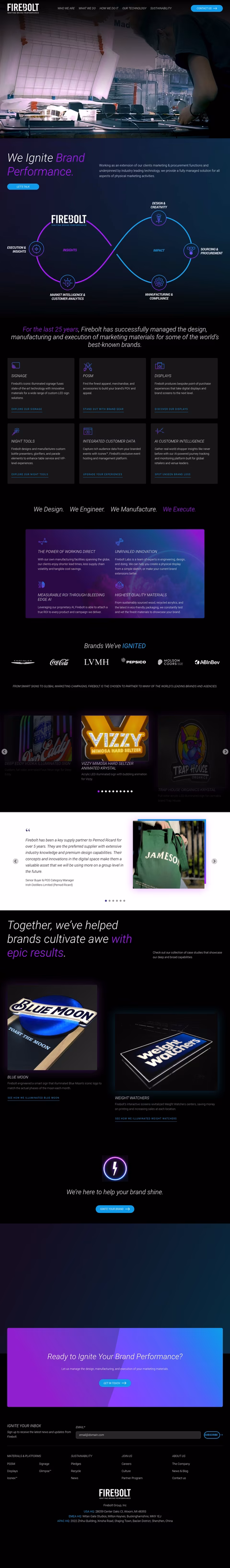 Firebolt-Group Homepage 1440px