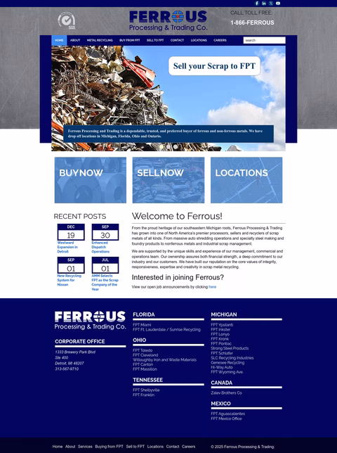 Ferrous-Processing-Trading Homepage 1440px