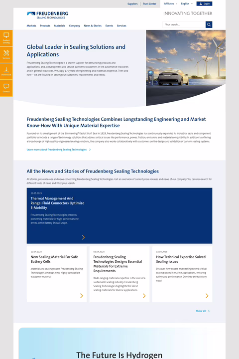Freudenberg-Sealing-Technologies Homepage 1440px