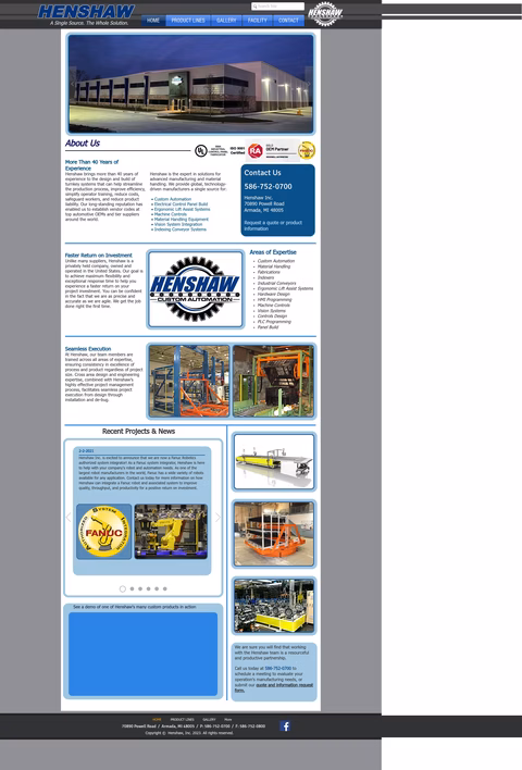 Henshaw-Inc Homepage 1440px