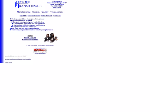 Heyboer-Transformers Homepage 1440px