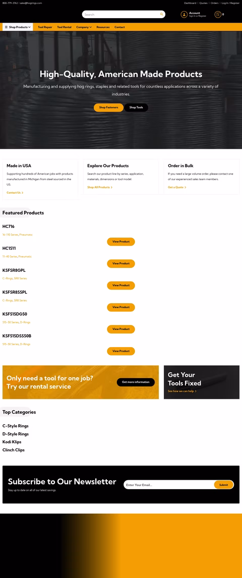 King-Steel-Fasteners Homepage 1440px