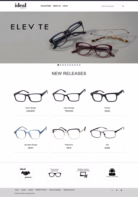 I-Deal-Optics Homepage 1440px