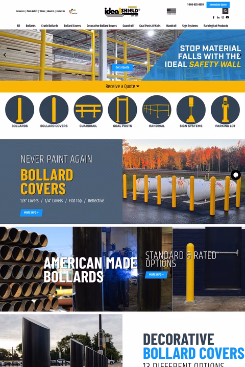 Ideal-Shield Homepage 1440px