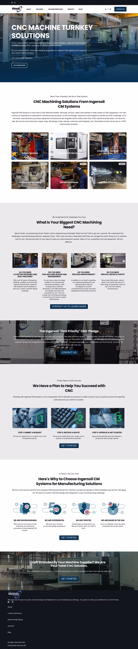 Ingersoll-Cm-Systems Homepage 1440px