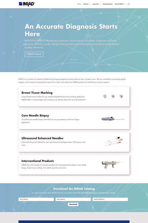 Inrad-Inc Homepage 1440px