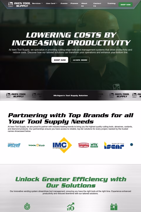 Iwen-Tool-Supply Homepage 1440px