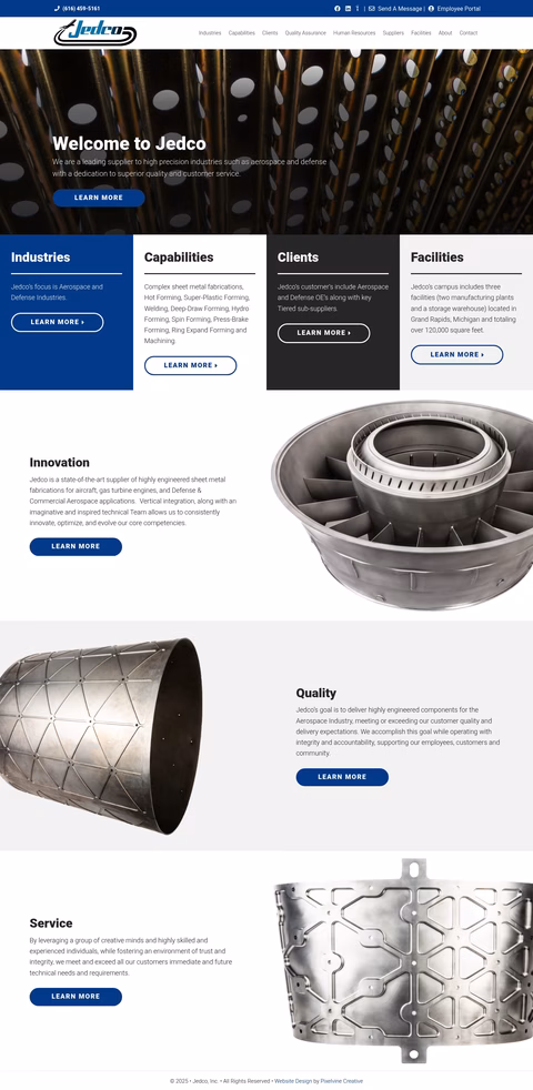 Jedco-Inc Homepage 1440px