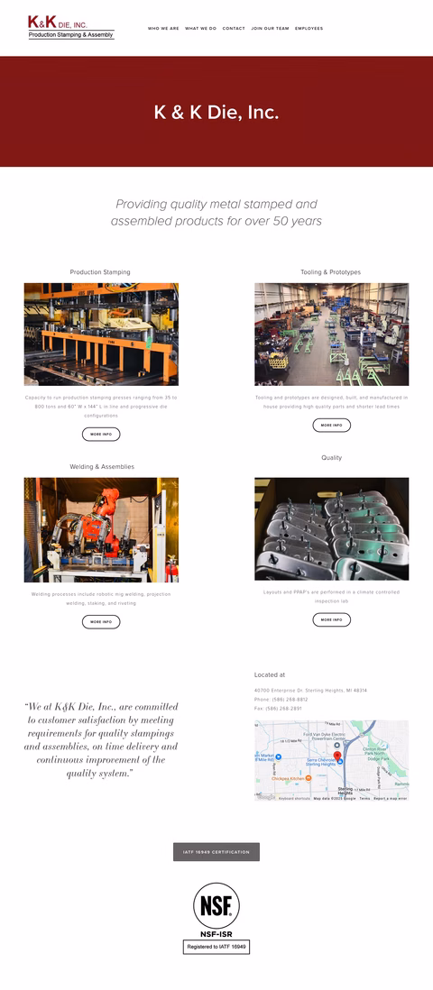 K-K-Die-Inc Homepage 1440px