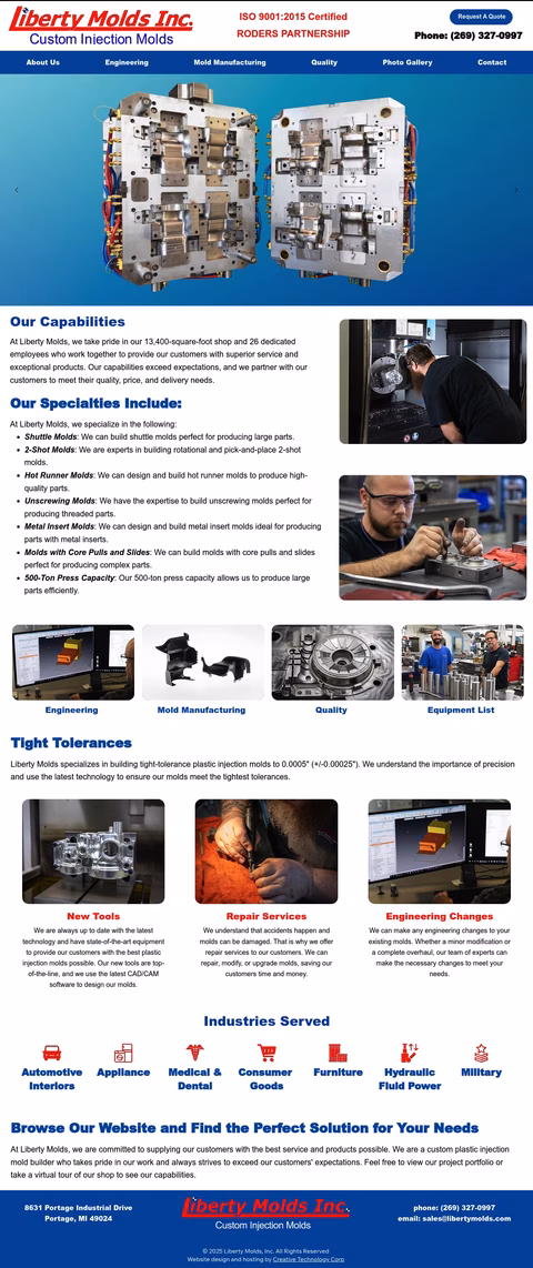 Liberty-Development Homepage 1440px