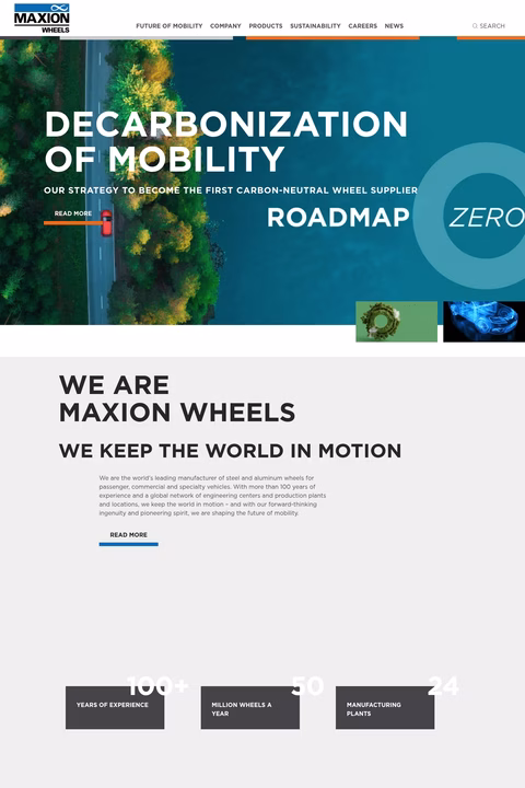 Maxion-Wheels Homepage 1440px