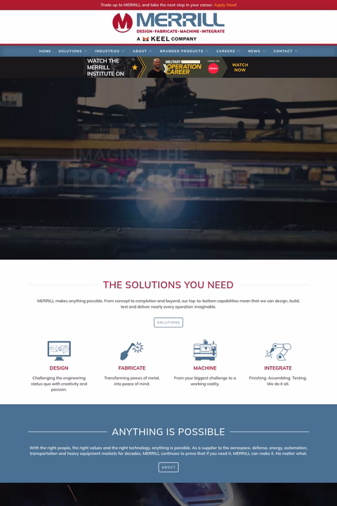 Merrill-Fabricators Homepage 1440px
