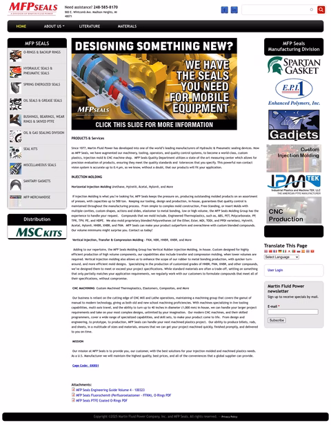 Martin-Fluid-Power-Company Homepage 1440px