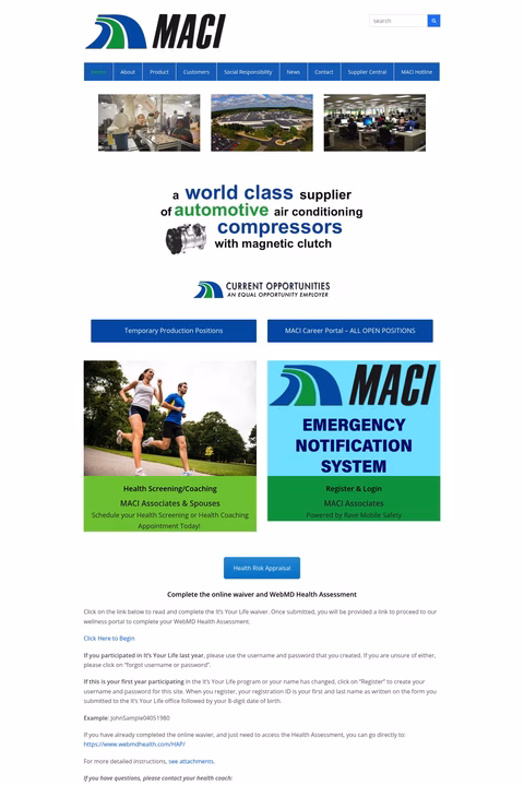 Michigan-Automotive-Compressor Homepage 1440px