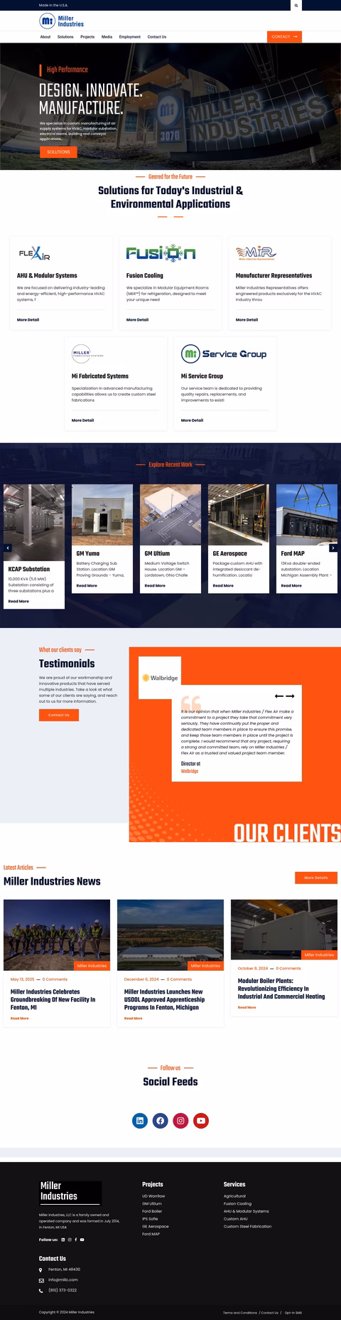 Miller-Industries Homepage 1440px