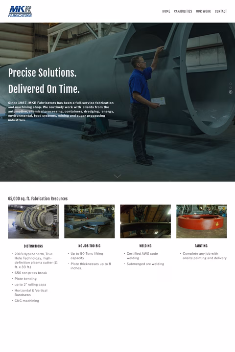 Mkr-Steel-Sales Homepage 1440px