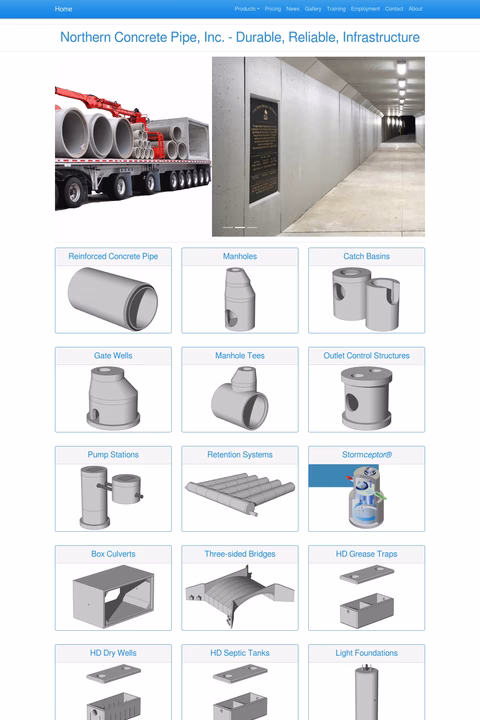 Northern-Concrete-Pipe Homepage 1440px