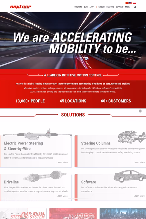 Nexteer-Automotive-Group Homepage 1440px