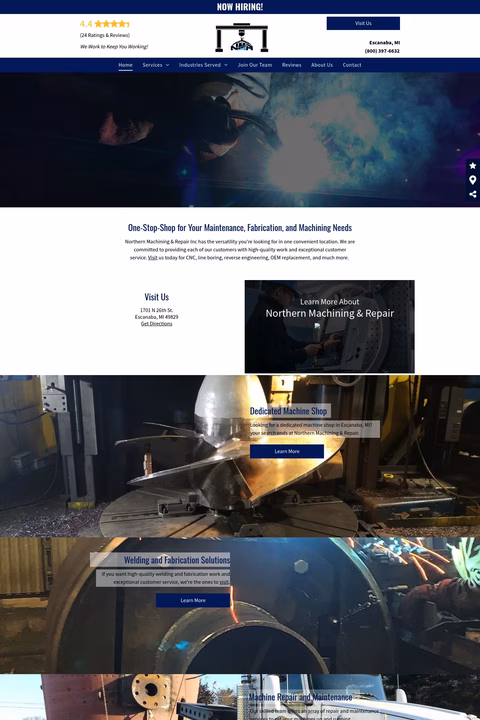 Northern-Machining-Repair Homepage 1440px