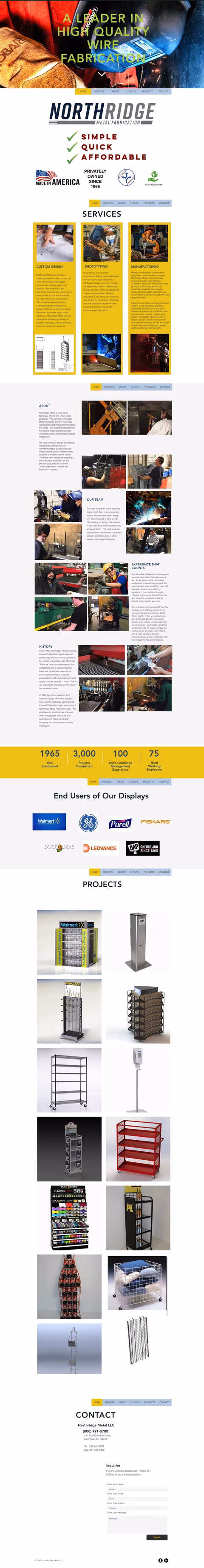 Northridge-Metal-Fabrication Homepage 1440px