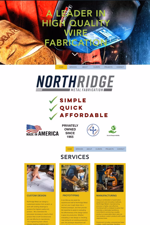 Northridge-Metal-Fabrication Homepage 1440px