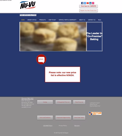 Nu-Vu-Food-Service-Systems Homepage 1440px