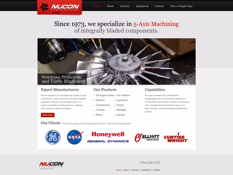 Nucon-Corporation Homepage 1440px