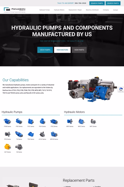 Panagon-Systems Homepage 1440px