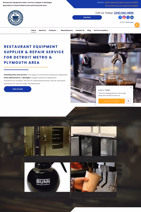 Parks-Maintenance Homepage 1440px