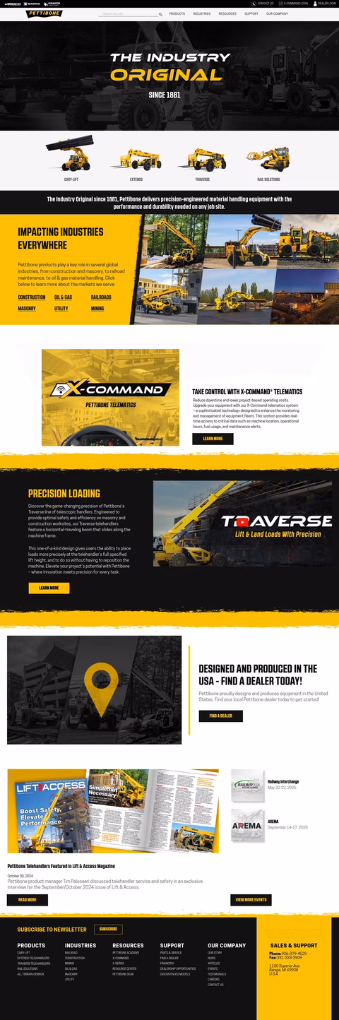 Pettibone-Traverse-Lift Homepage 1440px