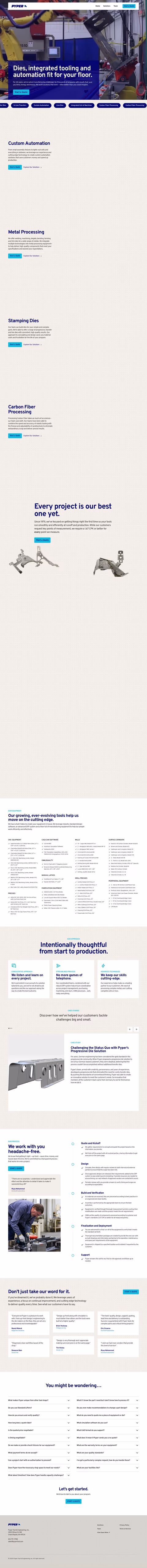 Pyper-Tool-Engineering Homepage 1440px