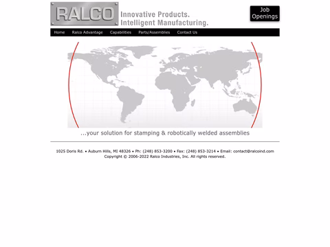 Ralco-Industries Homepage 1440px