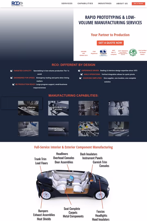 Rco-Engineering Homepage 1440px