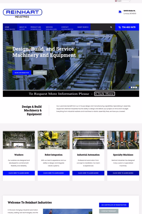 Reinhart-Industries Homepage 1440px