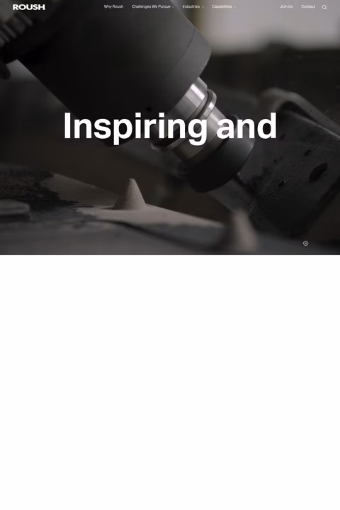 Roush-Industries Homepage 1440px