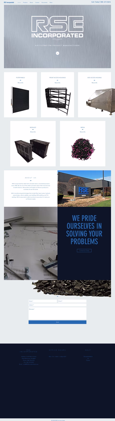 Rse-Incorporated Homepage 1440px