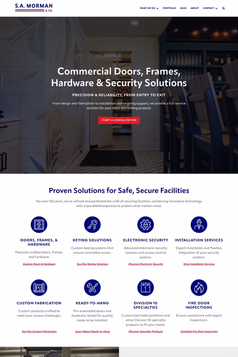 S-A-Morman-Company Homepage 1440px