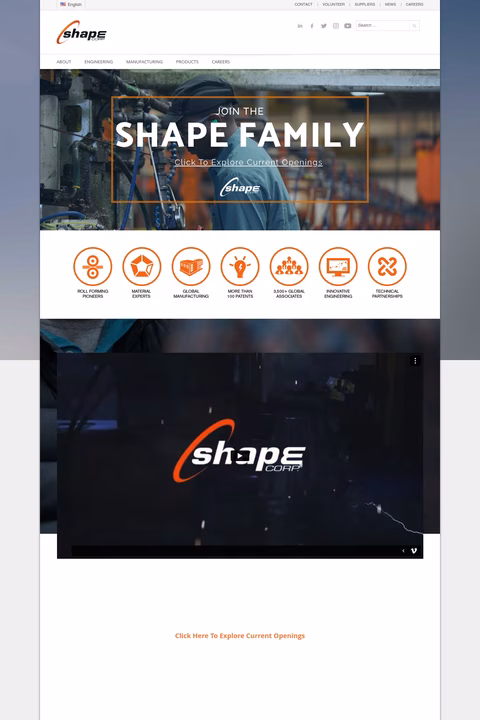 Shape-Corporation Homepage 1440px