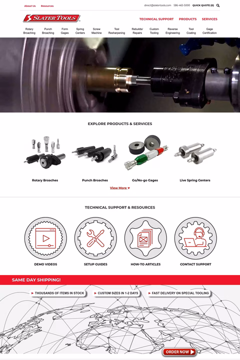 Slater-Tools Homepage 1440px