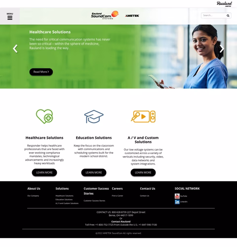 Soundcom Homepage 1440px