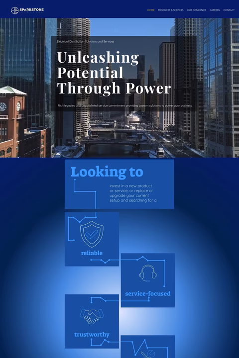 Sparkstone-Electrical-Group Homepage 1440px