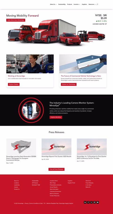 Stoneridge-Inc Homepage 1440px