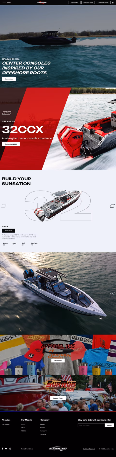 Sunsation-Boats Homepage 1440px