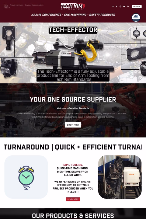 Tech-Rim-Standards Homepage 1440px