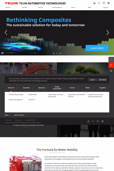 Teijin-Automotive-Technologies Homepage 1440px