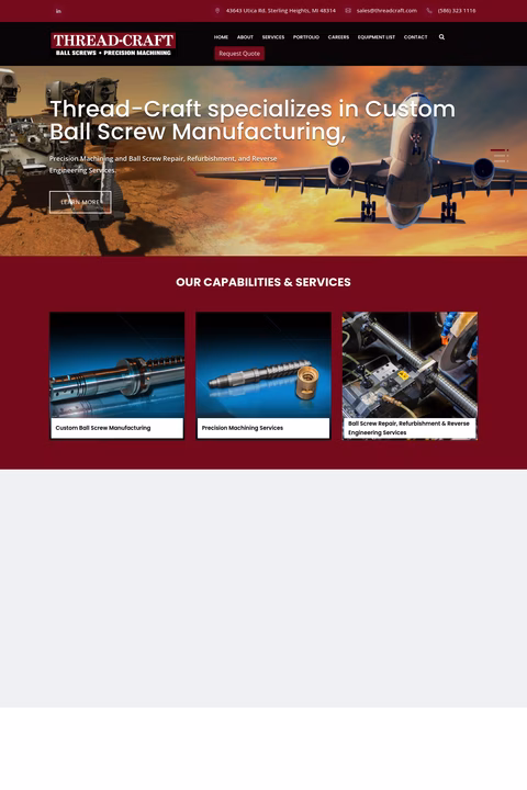Thread-Craft Homepage 1440px