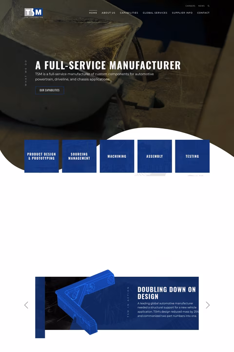 Tsm-Corporation Homepage 1440px