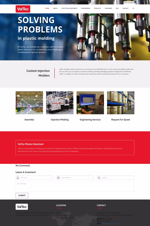 Valtec Homepage 1440px